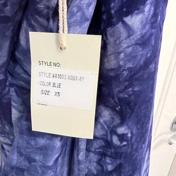 NWT Raga Tie Die Cutout Maxi Dress - Picture 12 of 12